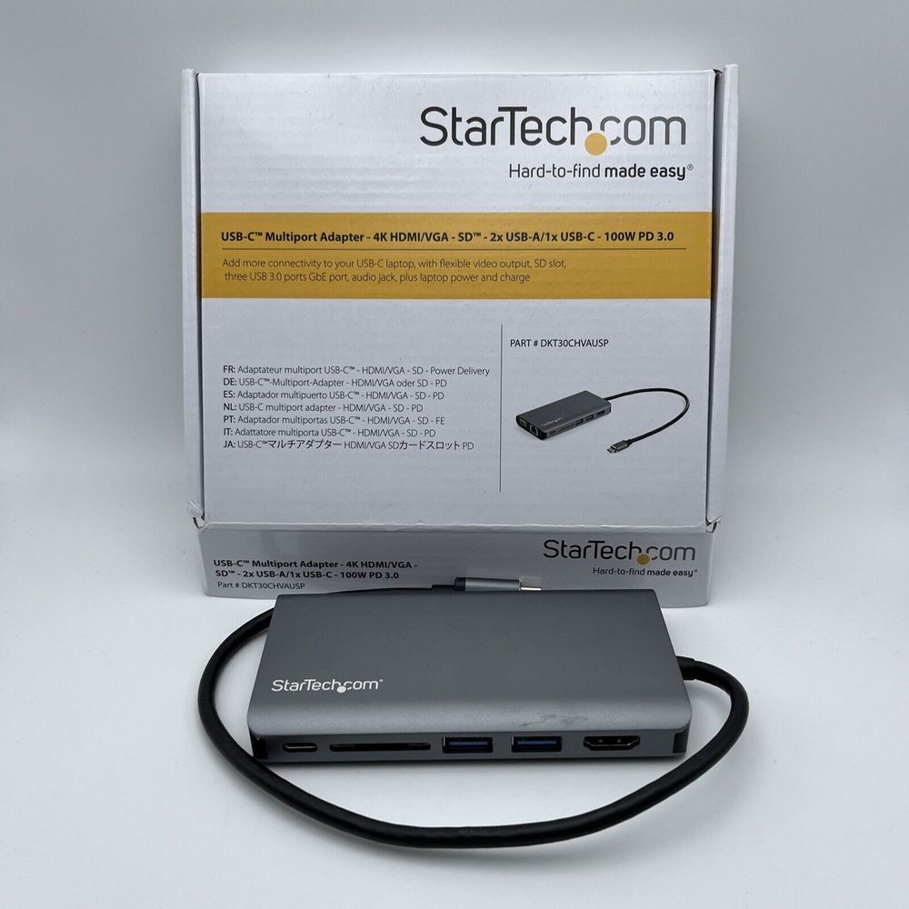 STARTECH.COM DKT30CHVAUSP USB-C MULTIPORT ADAPTER 100W PD